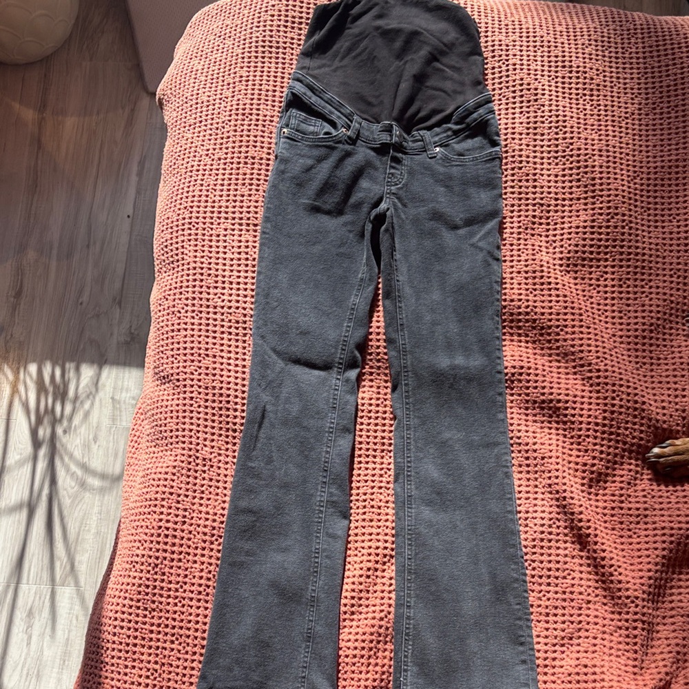 Black Denim Maternity Jeans